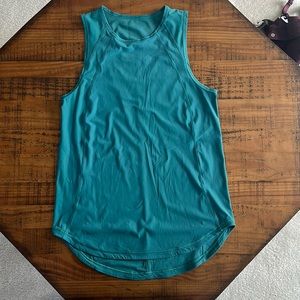 Lululemon-Green Sculpt Tank